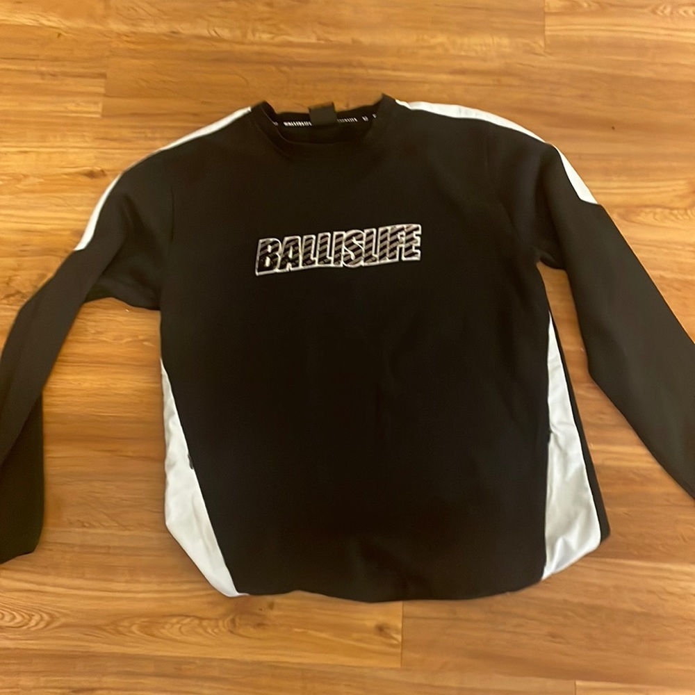 Black and white Ball Is Life Sweatshirt